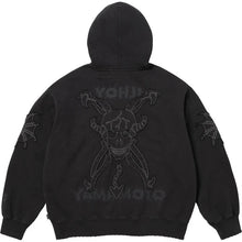 Load image into Gallery viewer, NEW Supreme Y's by Yohji Yamamoto Zip Up Hooded Sweatshirt Black Sz Small
