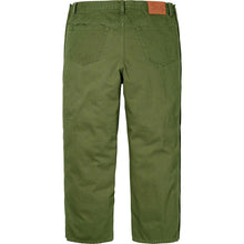 Load image into Gallery viewer, NEW Supreme Snap Off Jeans Olive Sz 36
