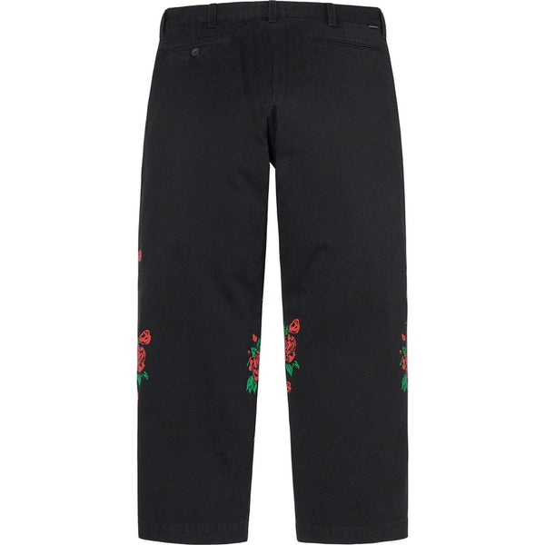 NEW Supreme Sue Clowes Destruction of Purity Chino Pant Black Sz 34