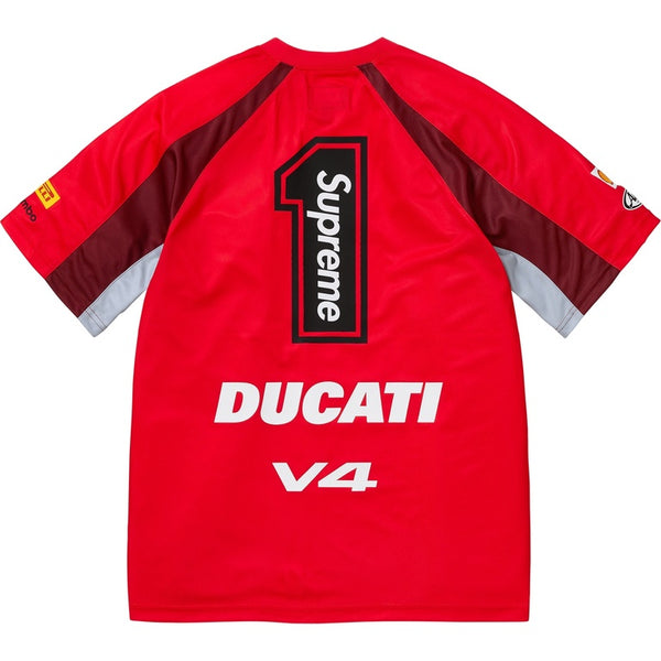 NEW Supreme Ducati Soccer Jersey Red Large