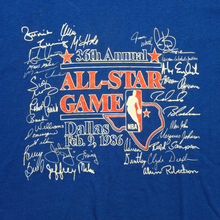 Load image into Gallery viewer, Vintage SUPER SHIRTS NBA All Star Game 1986 T Shirt 80s Blue XL
