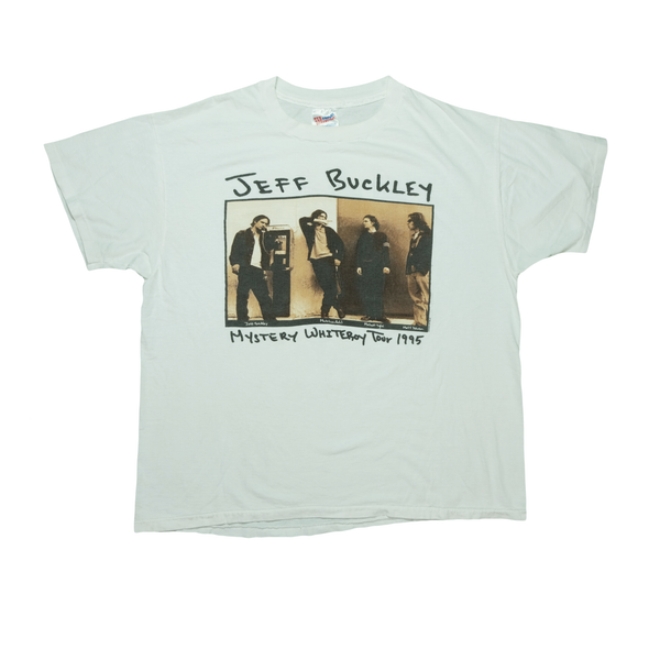 Vintage Jeff Buckley Mystery White Boy 1995 Tour T Shirt 90s White XL