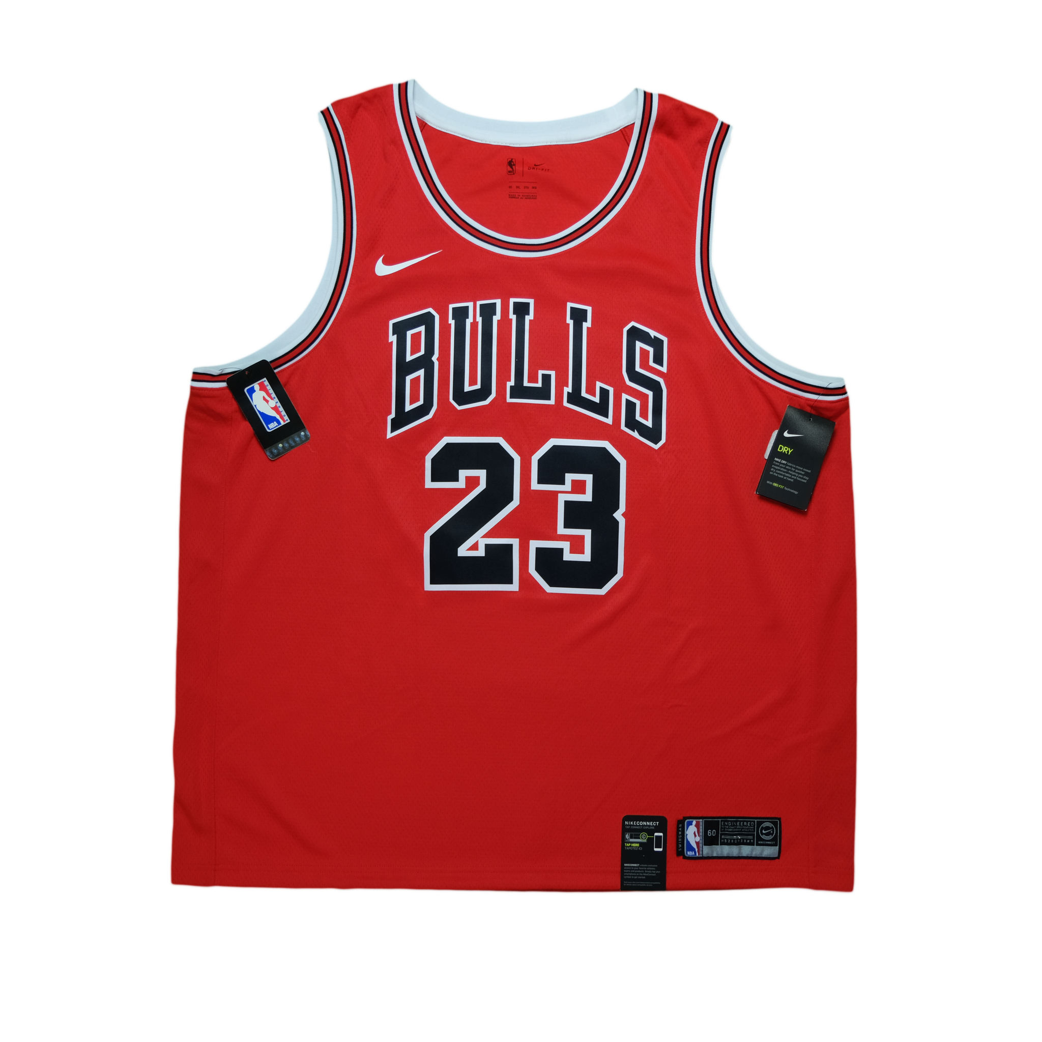 NIKE Connect Michael Jordan Chicago Bulls Jersey NWT Red 3XL Reset Web Store