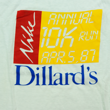 Load image into Gallery viewer, Vintage 1987 Nike Dillard&#39;s 10k Run Tee
