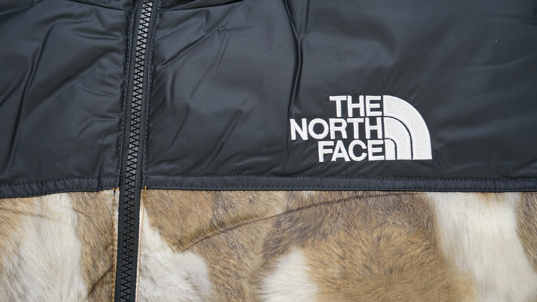 Supreme The North Face Fur Print Nuptse