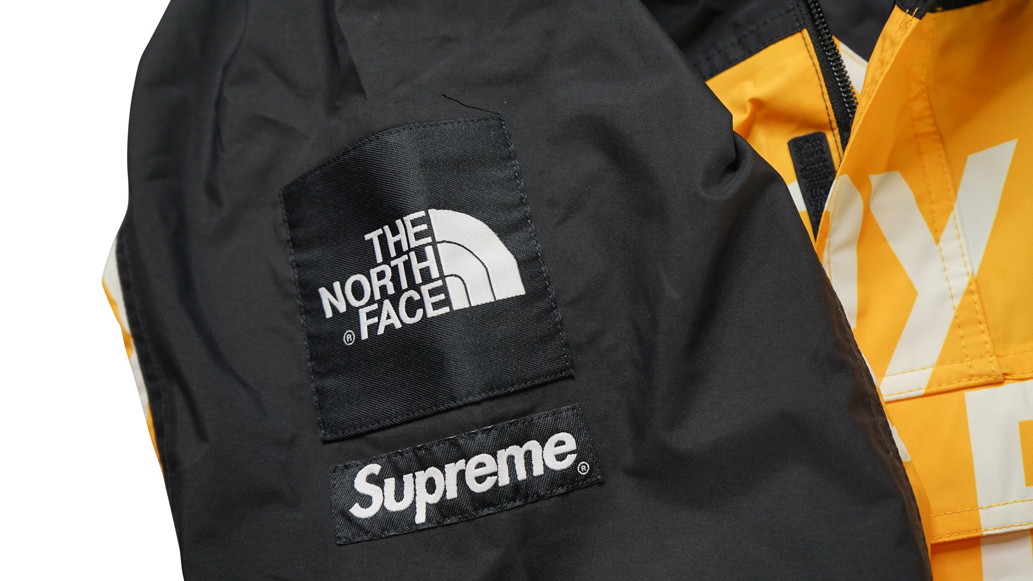 SUPREME THE NORTH FACE BY ANY MEANS MOUNTAIN JACKET YELLOW L FW15 TNF
