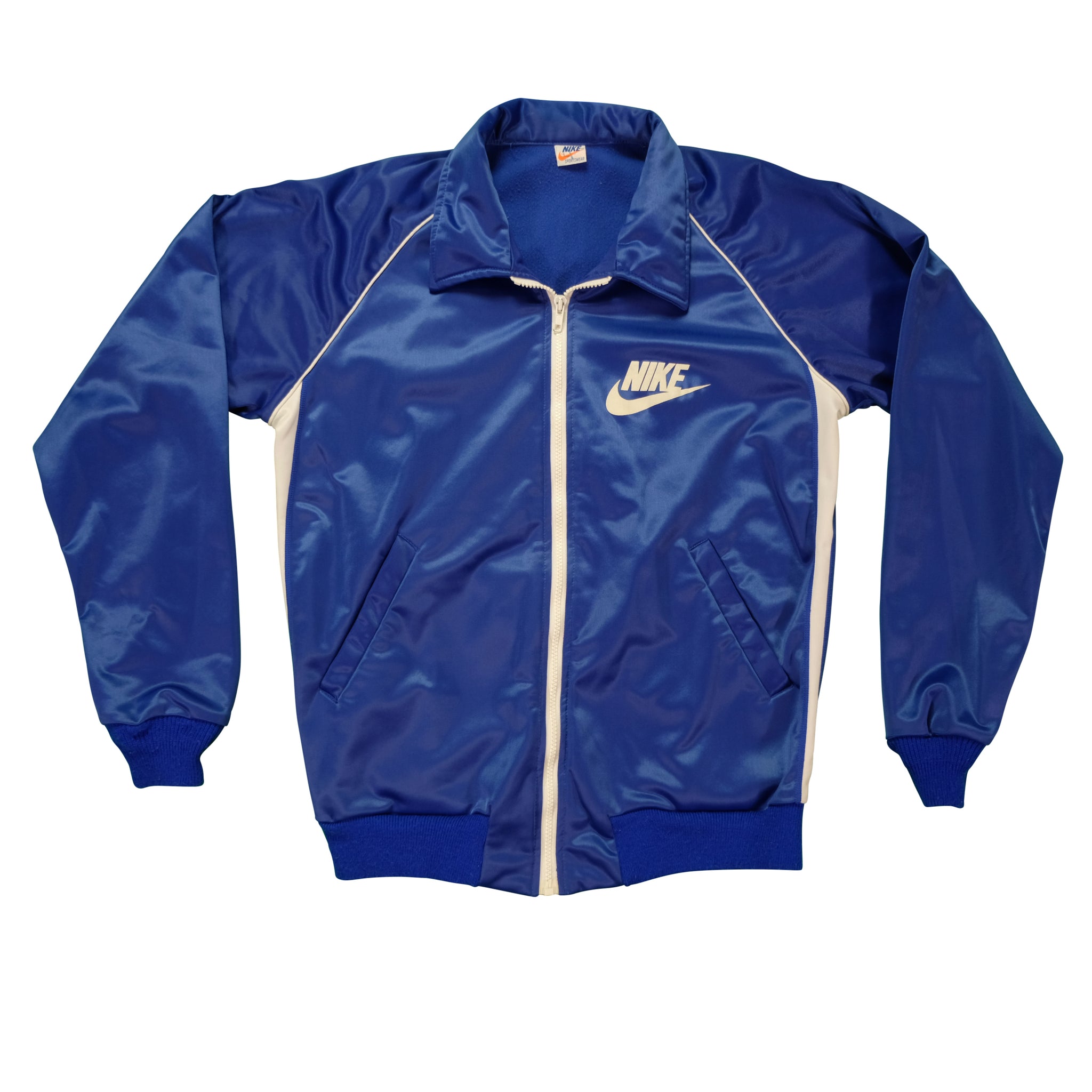 Vintage NIKE Sportswear Spell Out Swoosh Full Zip Track Jacket 70s