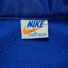 Load image into Gallery viewer, Vintage NIKE Sportswear Spell Out Swoosh Full Zip Track Jacket 70s 80s Blue
