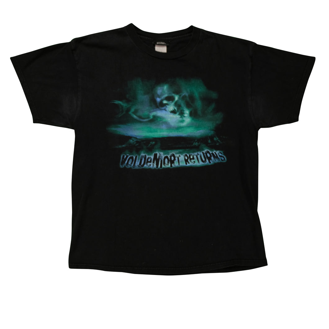 Vintage Harry Potter Voldemort Returns T Shirt 2000s Black L