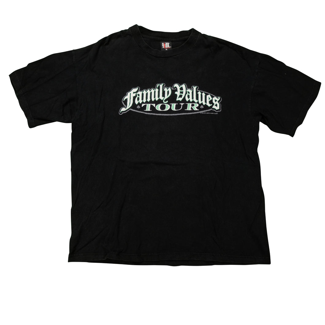 Vintage GIANT Korn Family Values 1998 Tour T Shirt 90s XL