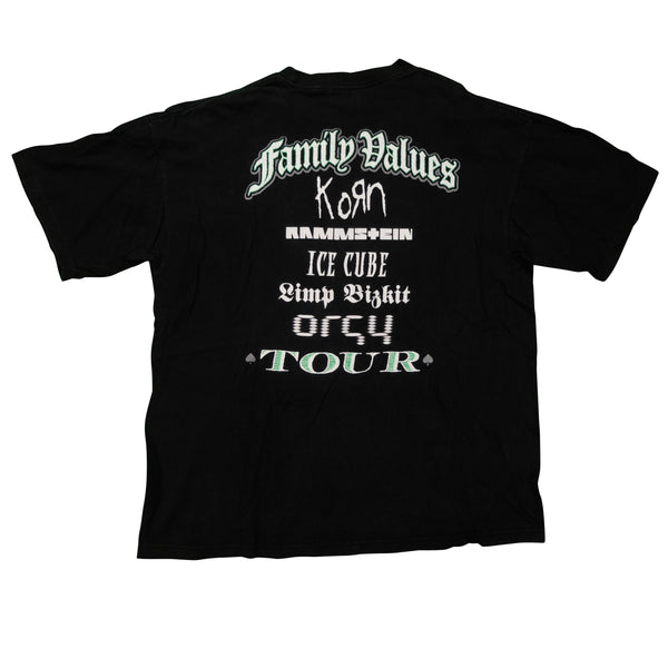 Vintage GIANT Korn Family Values 1998 Tour T Shirt 90s XL