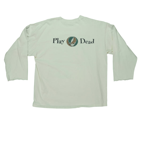 Vintage Grateful Dead What Do You Do If You See Bears In The Woods? Play Dead 1998 Tour T Shirt 90s White