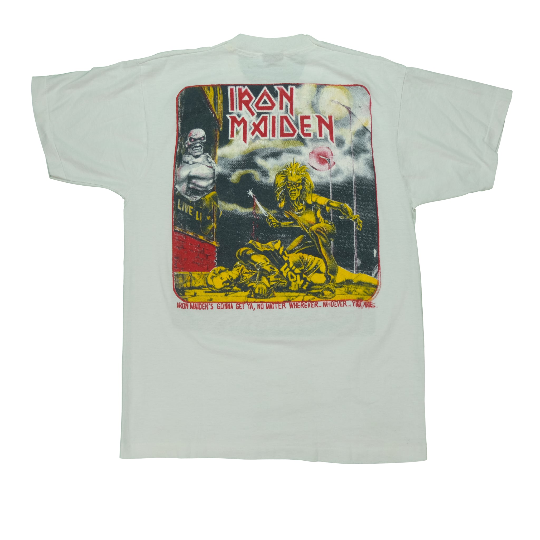 T-shirts Noisy May Iron Maiden T-shirt White