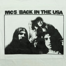 Load image into Gallery viewer, Vintage MC5 Back In The USA T Shirt 90s White L
