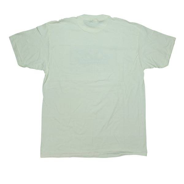 Vintage ONEITA Atoms For Peace Postage Stamp T Shirt 90s XL