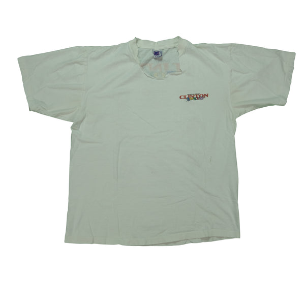 Vintage The Best of the Bad Bill Clinton Jokes 1998 T Shirt 90s XL