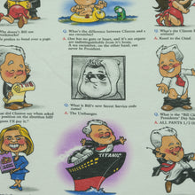 Load image into Gallery viewer, Vintage 1998 The Best of the Bad Bill Clinton Jokes Tee
