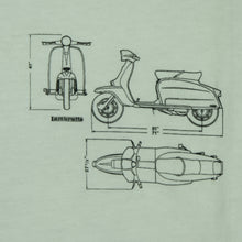 Load image into Gallery viewer, Vintage CLASSIC WEAR Lambretta Italian Motor Scooter Diagram 90s White XL
