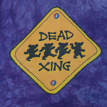 Load image into Gallery viewer, Vintage 1994 Grateful Dead Xing Keep On Truckin&#39; Skeletons Tie Dyed Tee by Liquid Blue
