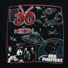 Load image into Gallery viewer, Vintage MURINA Foo Fighters Invasion of Tour T Shirt 90s Black L
