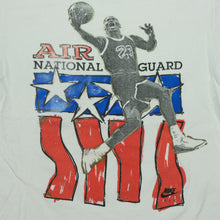 Load image into Gallery viewer, Vintage NIKE Air National Guard Michael Jordan Olympics T Shirt 80s 90s White XL

