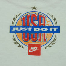Load image into Gallery viewer, Vintage NIKE Air National Guard Michael Jordan Olympics T Shirt 80s 90s White XL
