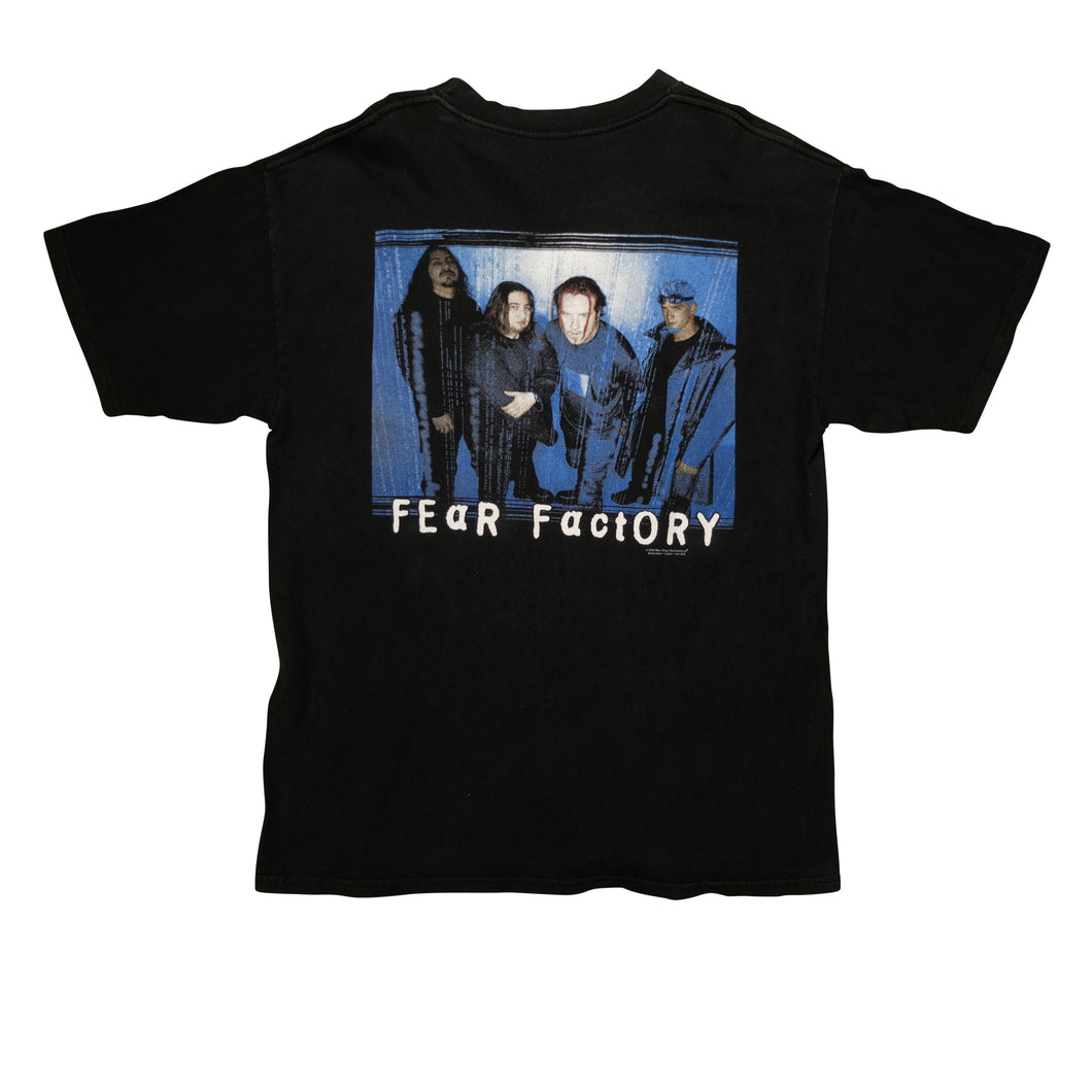 Vintage BLUE GRAPE Fear Factory 2000 Tour T Shirt 2000s XL