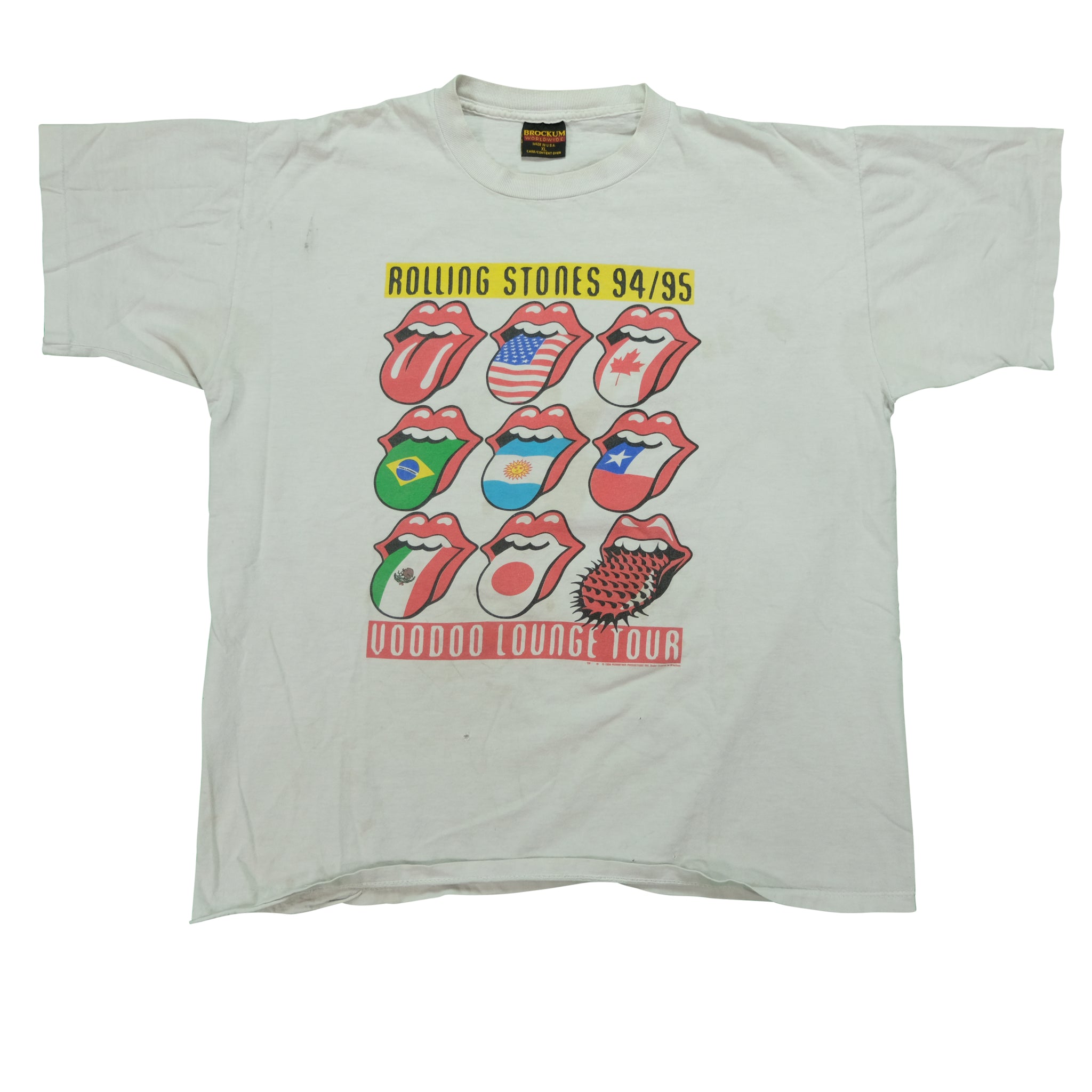 Vintage 1994/95 Rolling Stones Voodoo Lounge International Tour Tee by  Brockum | Reset Vintage Shirts | BUY • SELL • TRADE | St. Louis & Kansas  City – Reset Web Store