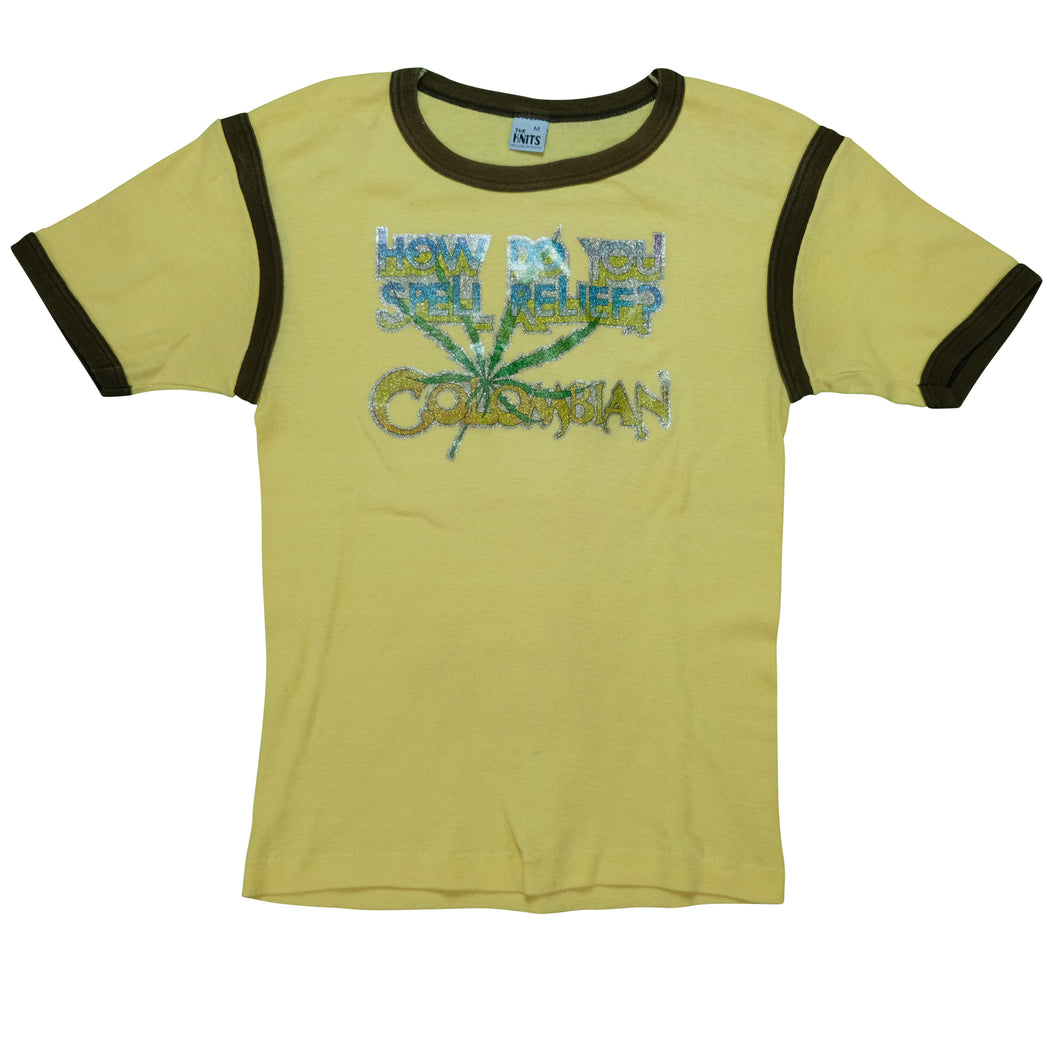 How Do You Spell Relief? Colombian Reefer Iron-on Tee