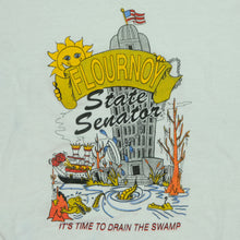 Load image into Gallery viewer, Vintage Flournoy for State Senator Drain The Swamp Tee on Screen Stars
