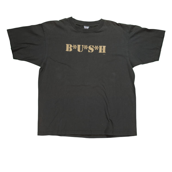 Vintage Bush Rock Band B*U*S*H Tour M*A*S*H Style 1995 T Shirt 90s Green XL