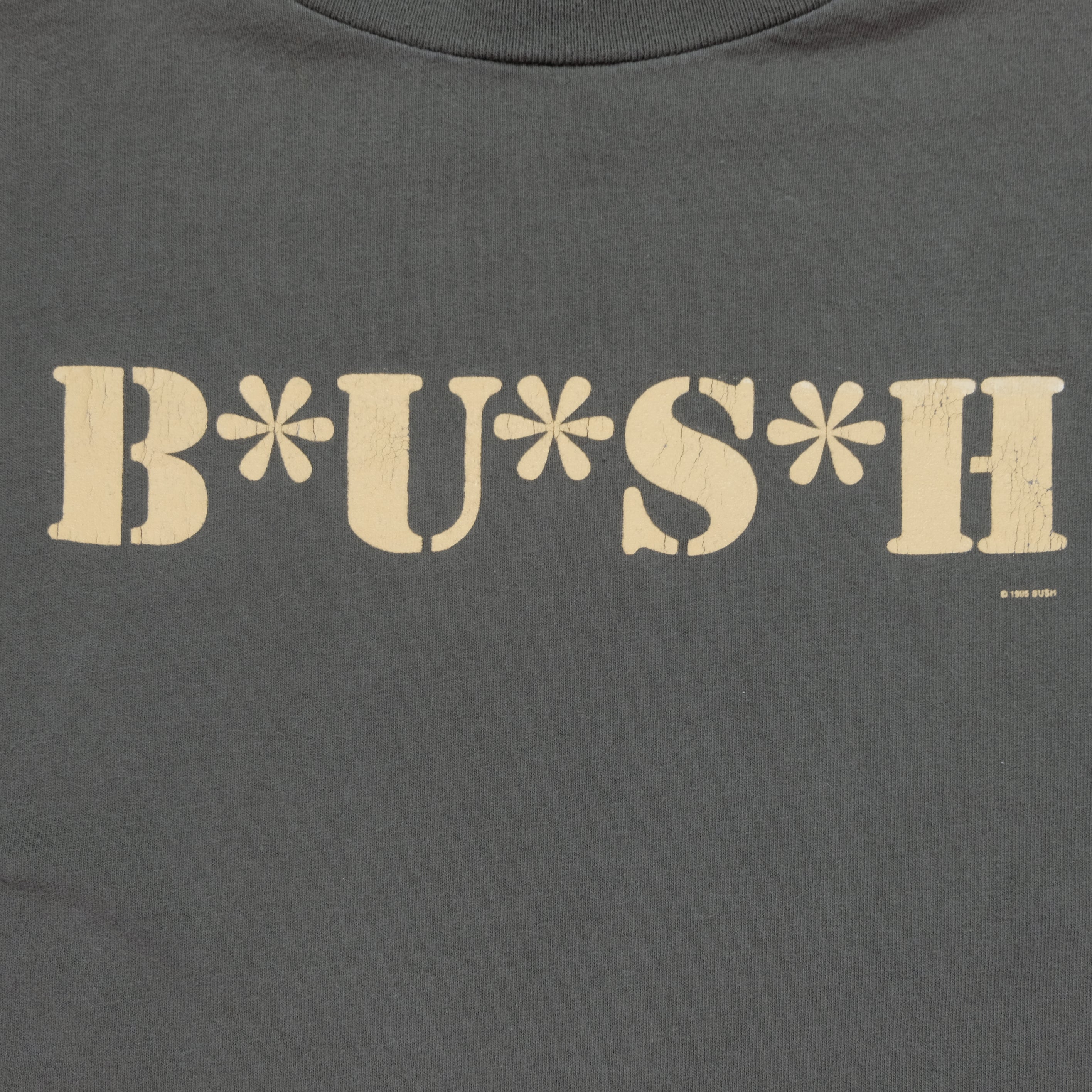 Vintage 1995 Bush Rock Band B*U*S*H Tour M*A*S*H Style Tee