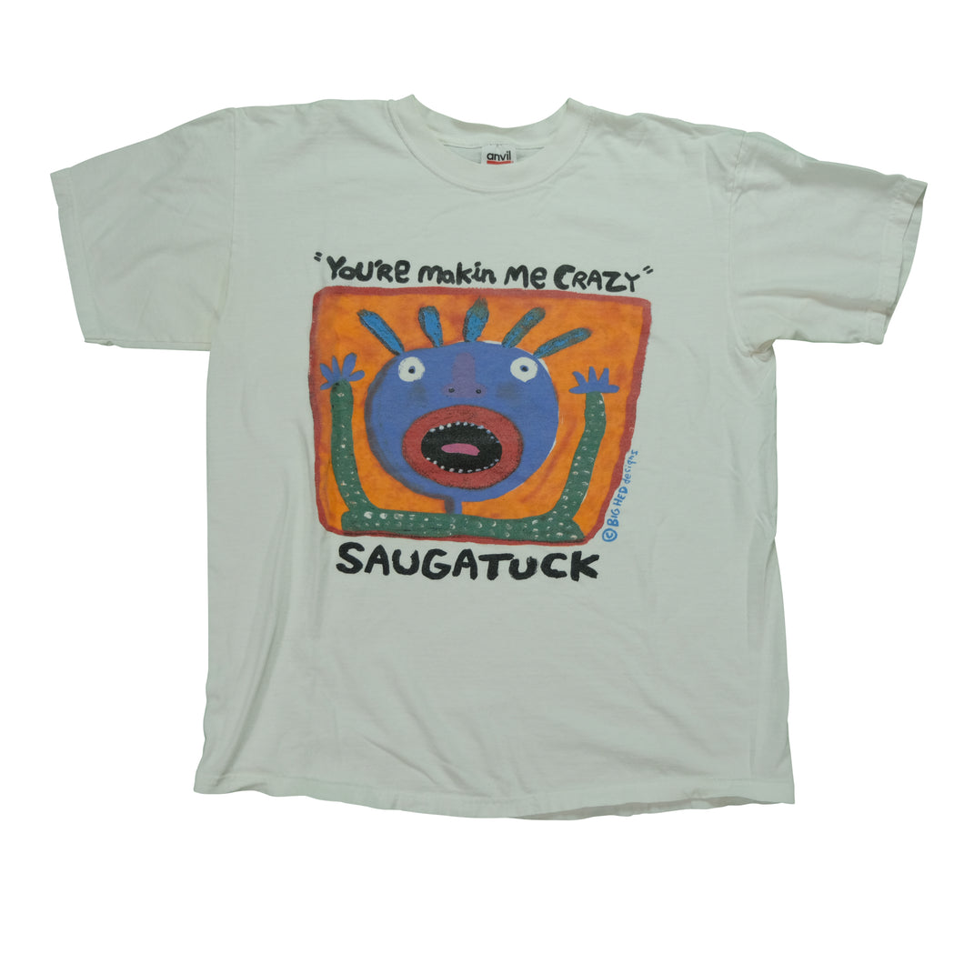 You're Makin Me Crazy Saugatuck Art Tee by Big Hed Designs
