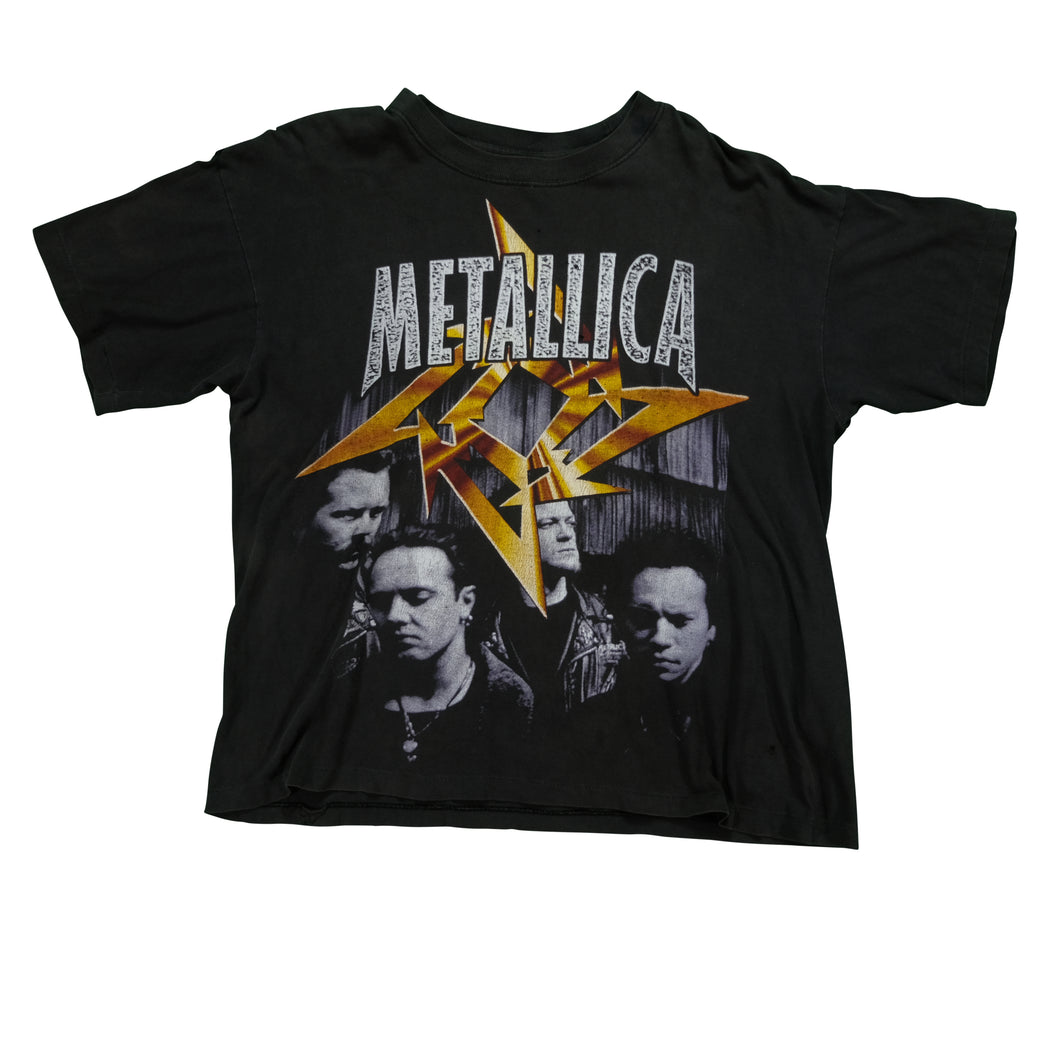 Vintage Metallica Load Album Tour Blood & Sperm 1996 T Shirt 90s Black