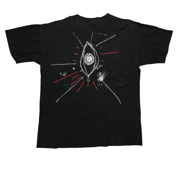 Vintage BROCKUM The Cure Wish Album Tour 1992 T Shirt 90s Black OSFA
