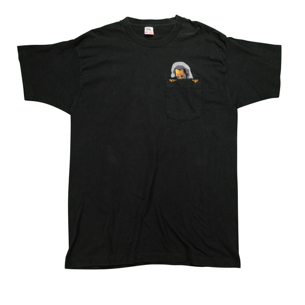 Vintage Jerry Garcia Pocket T Shirt 90s Black XL
