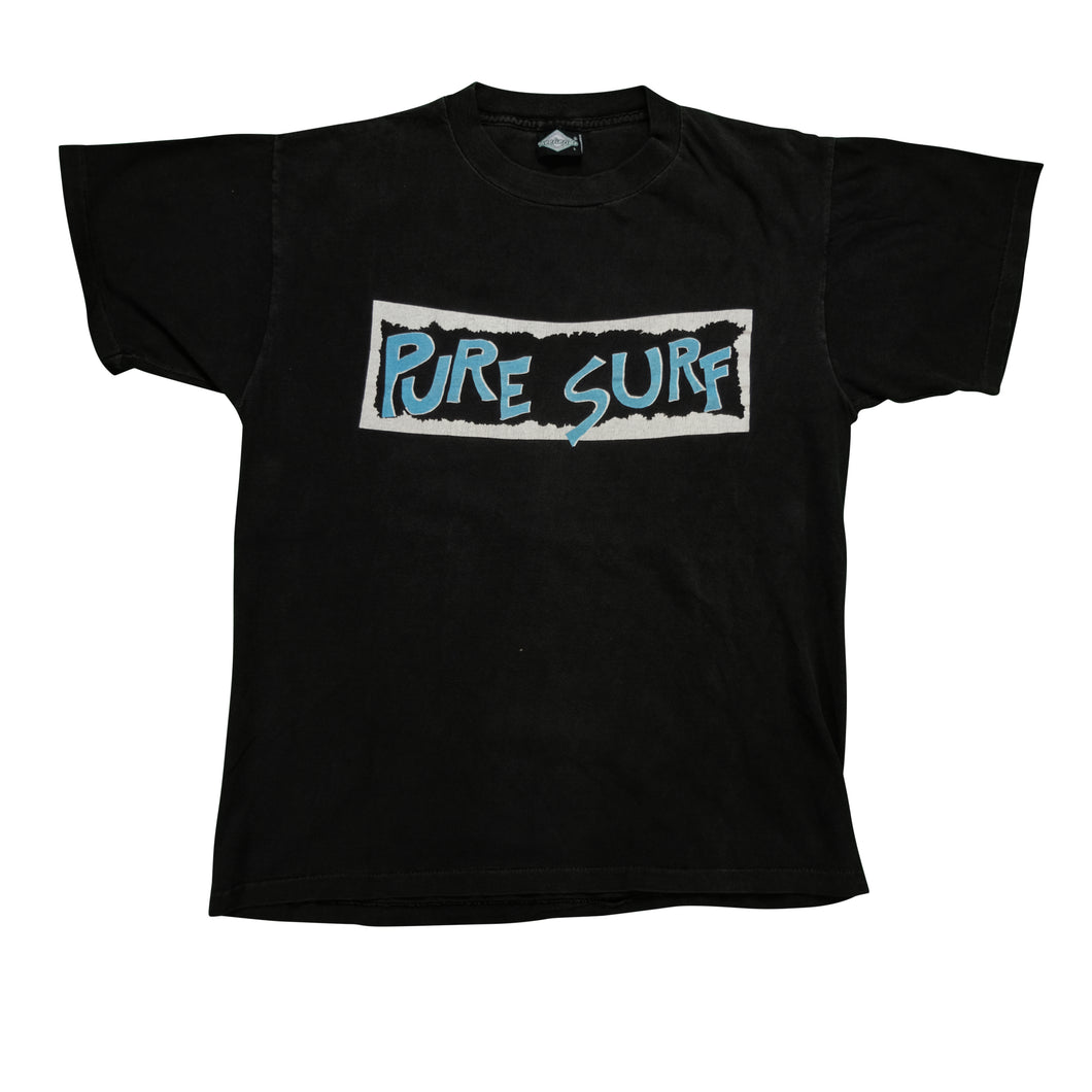 Vintage Pure Surf Nothing Artificial T Shirt 90s Black L