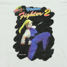 Load image into Gallery viewer, Vintage Sega Virtua Fighter 2 1994 Video Game Promo T Shirt 90s White
