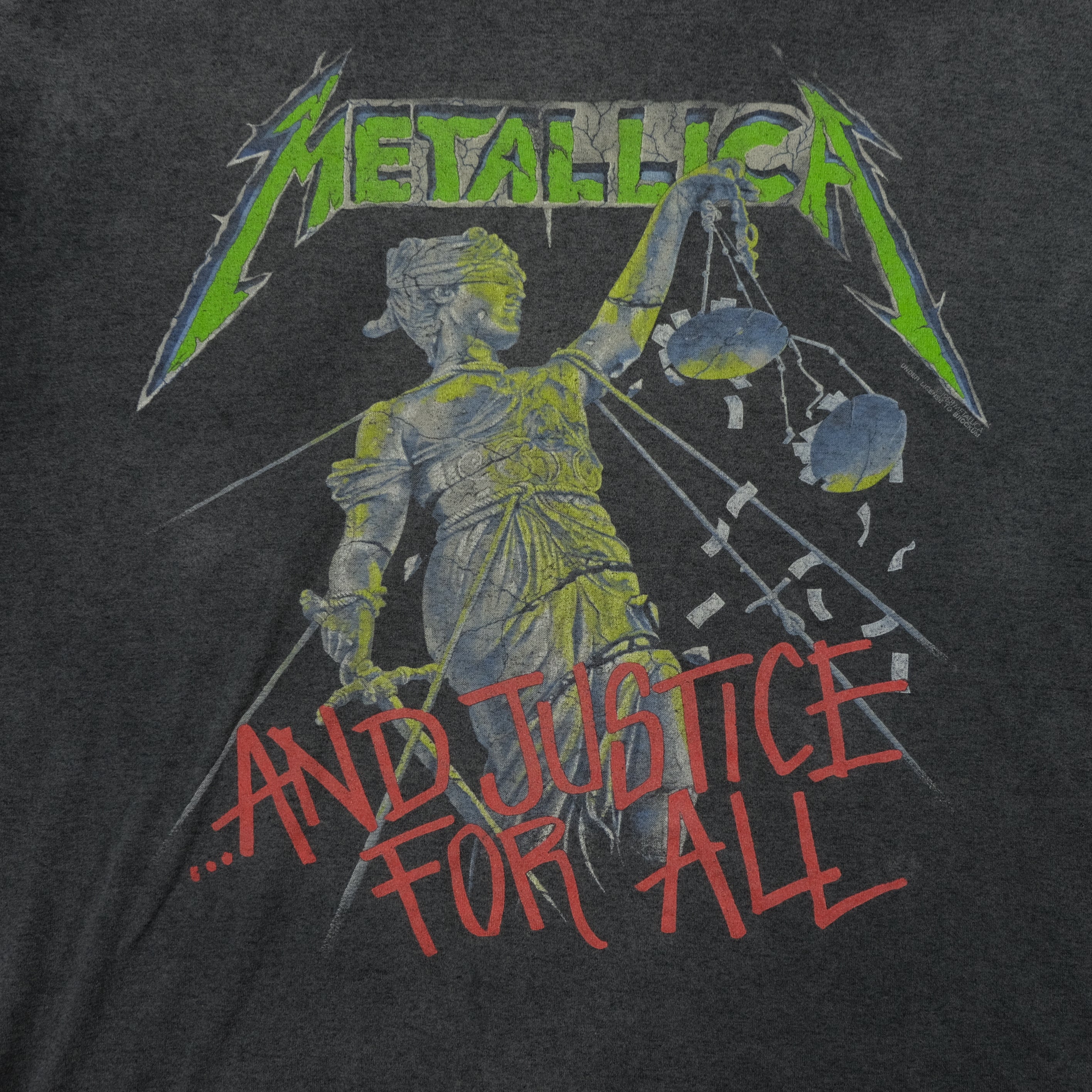 Vintage 1988-89 Metallica ...and Justice For All Tour Tee | Reset 