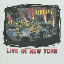 Load image into Gallery viewer, Vintage 1995 Nirvana Live In New York Tee by Giant
