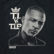 Load image into Gallery viewer, Vintage T.I. vs T.I.P. 2007 Album Grand Hustle Records T Shirt 2000s Black M
