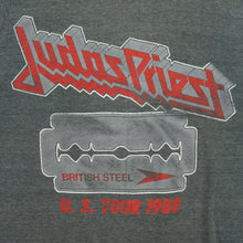 Load image into Gallery viewer, Vintage 1980 Judas Priest British Steel Album U.S. Tour Tee on Stedman
