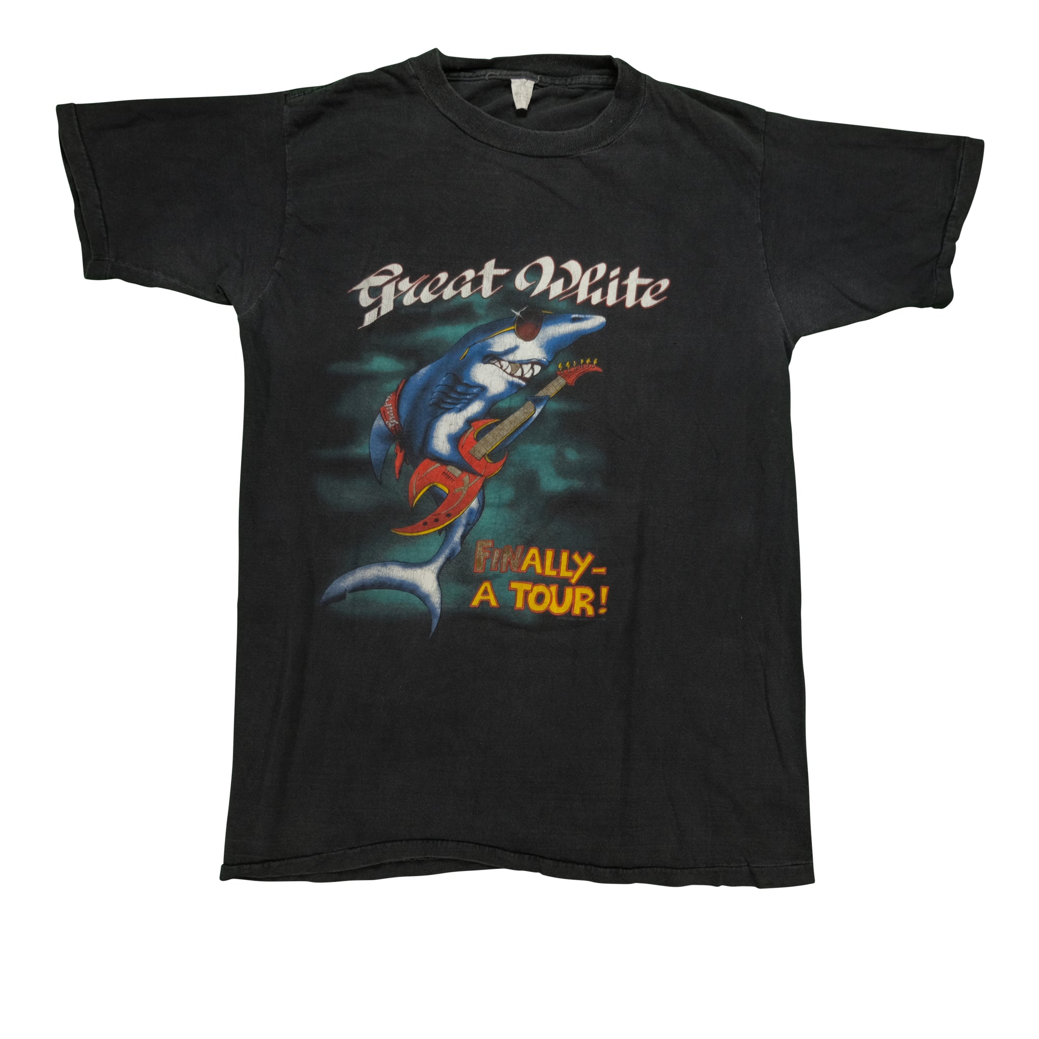 Vintage 1987 Great White Bite Back Tour Tee | Reset Vintage Shirts