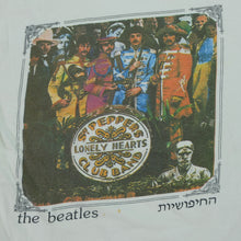 Load image into Gallery viewer, Vintage DUTY FREE The Beatles Sgt. Peppers Lonely Hearts Club Band T Shirt 80s 90s White XL
