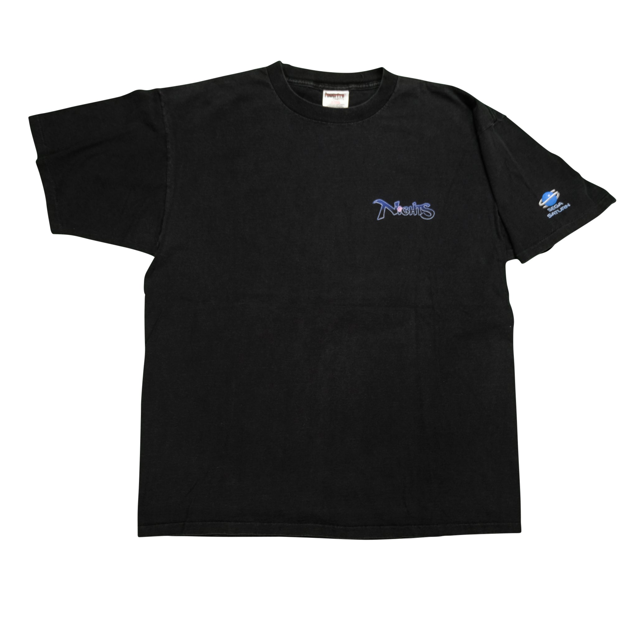 Vintage 1996 Nights Into Dreams Sega Saturn Video Game Promo Tee 
