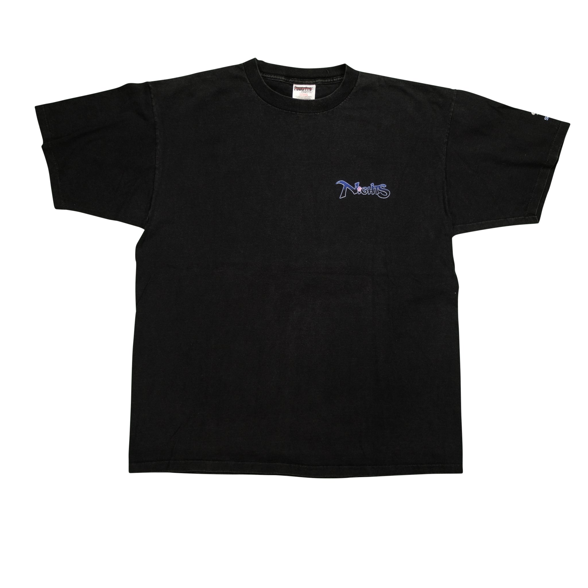 Vintage 1996 Nights Into Dreams Sega Saturn Video Game Promo Tee