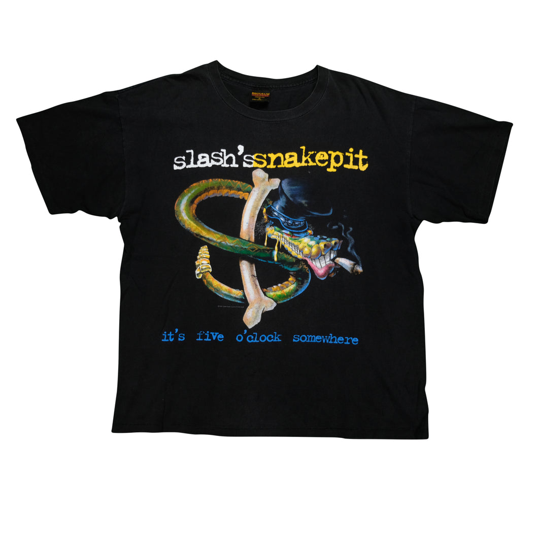 1995 Slash's Snakepit It's Five O'Clock Somewhere Album Tour Tee by Brockum