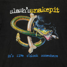 Load image into Gallery viewer, 1995 Slash&#39;s Snakepit It&#39;s Five O&#39;Clock Somewhere Album Tour Tee by Brockum
