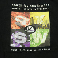 Load image into Gallery viewer, Vintage South by Southwest 1994 Music Festival T Shirt 90s Black XL
