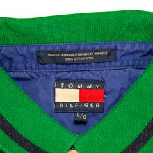 Load image into Gallery viewer, Vintage Tommy Hilfiger Team Lotus Racing Patches Spell Out Flag Polo Shirt
